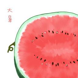 大暑美女吃瓜,美女们共享清凉瓜果盛宴